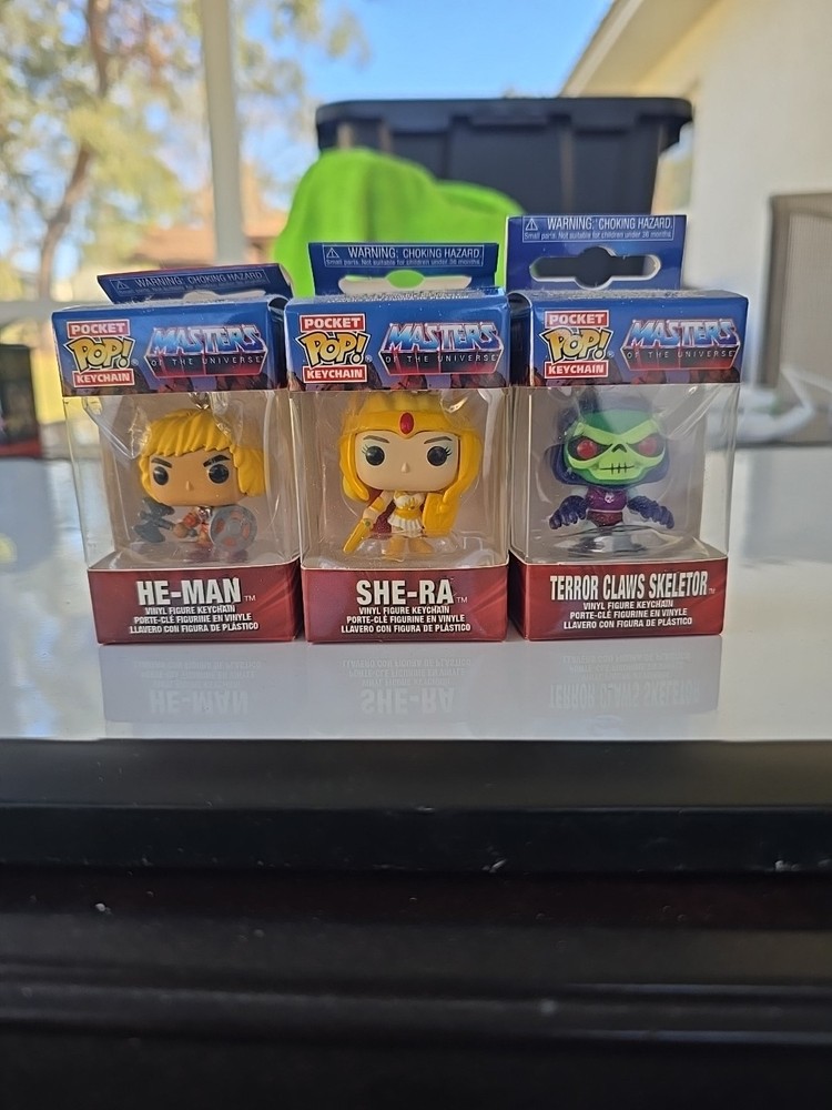 Funko Pop Masters of the Universe 3-Piece Keychain Set
