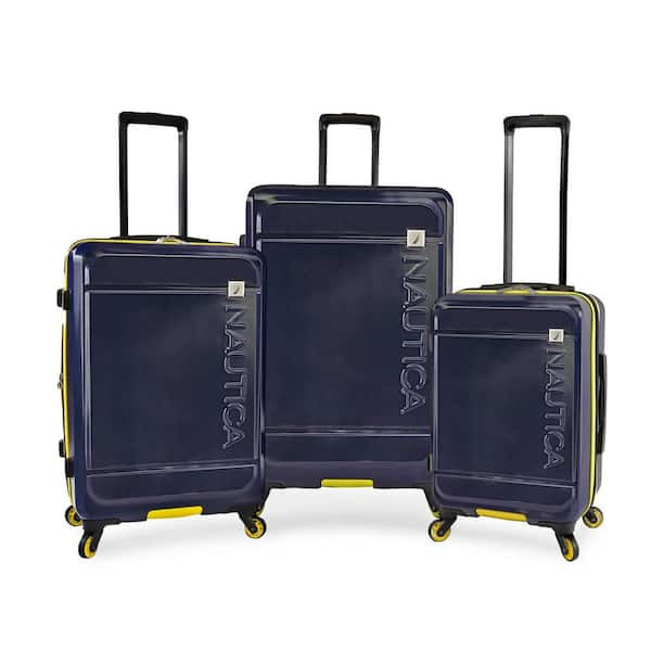 Roadie Navy Hardside 3-Piece Spinner Luggage Set for Travel