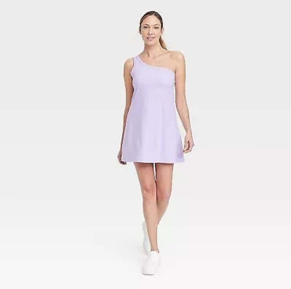 Women's Asymmetrical Dress - All in Motion Lilac Purple L