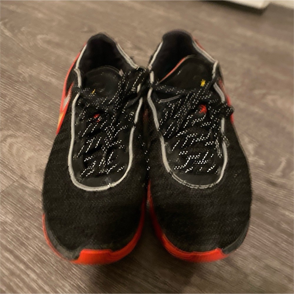Nike LeBron XX Black Red Orange Men's Basketball Shoes Low Top Mesh