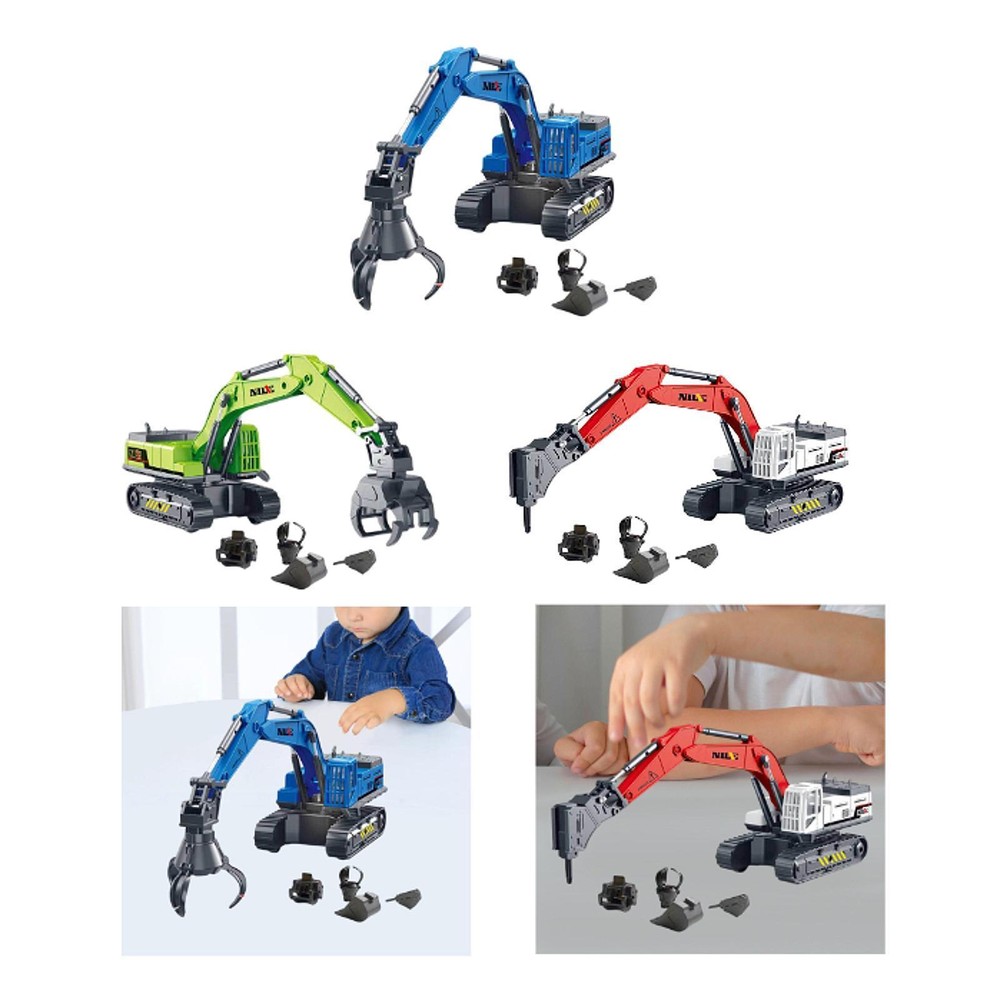 Construction Trucks Toy Engineering Car Vehicles Simulation Educational Toy