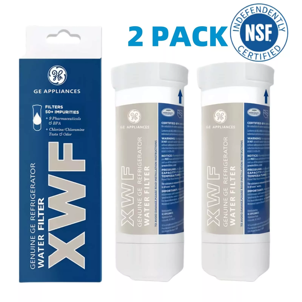 2Pack GE XWF Replacement XWF Appliances Refrigerator Water Filter New-USA