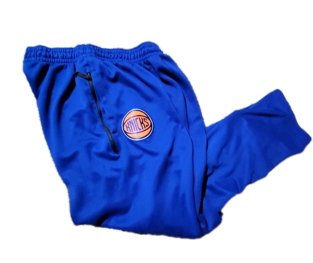 NIKE DRI-FIT New York Knicks NBA Athletic Pants Moisture Wick Men's XL