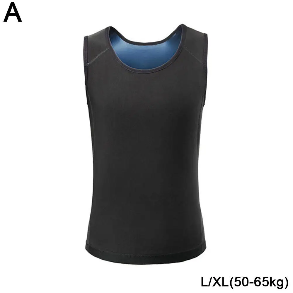 Men Sauna Sweat Vest Body Shapers Waist Trainer Slimming Shapewear Tank Tops Eff
