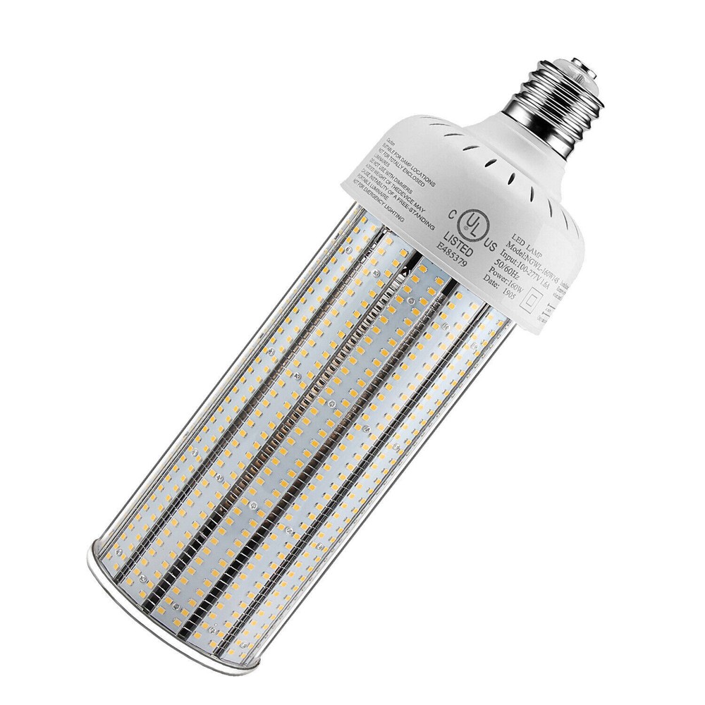 160W LED Corn Light Bulb for Store Factory Warehouse High Bay Open Fixture 6000K