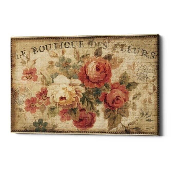 Epic Graffiti 'Parisian Flowers III' by Danhui Nai, Giclee