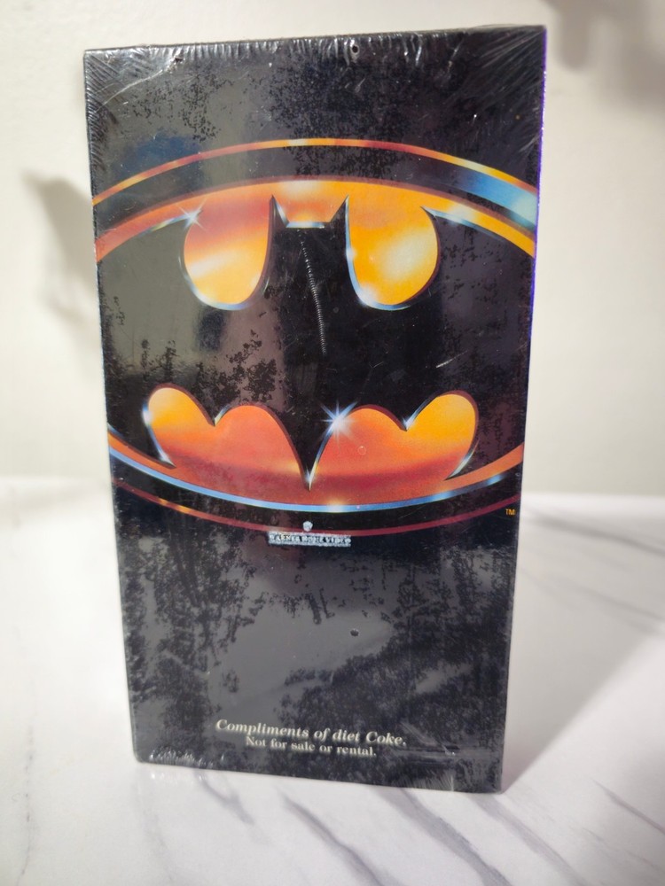 Batman 1989 SEALED Promotional VHS – Diet Coke Ad Screener Collectible Rare