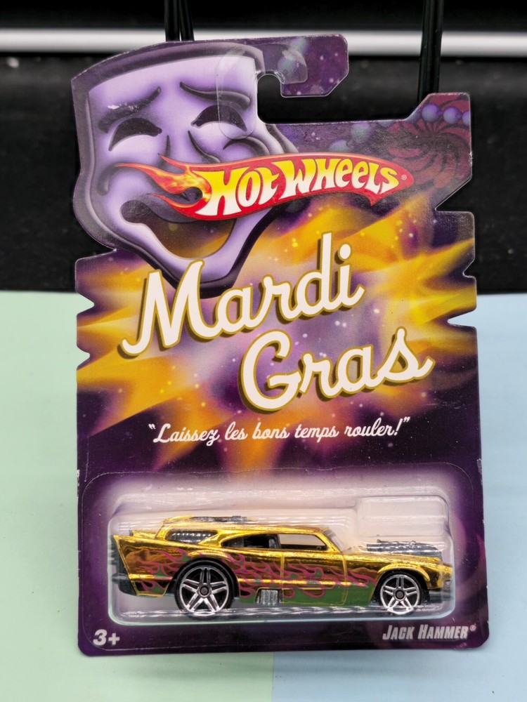 HOT WHEELS 1:64, MARDI GRAS, JACK HAMMER