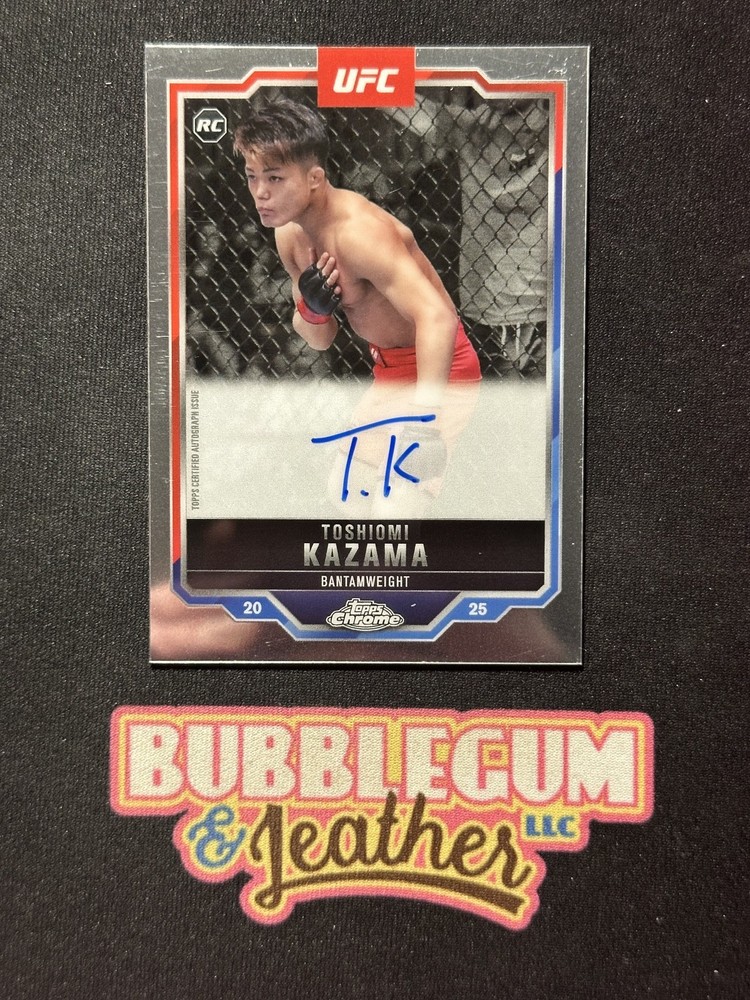 2025 Topps UFC Chrome Toshiomi Kazama Rookie Auto #CRA-TK RC