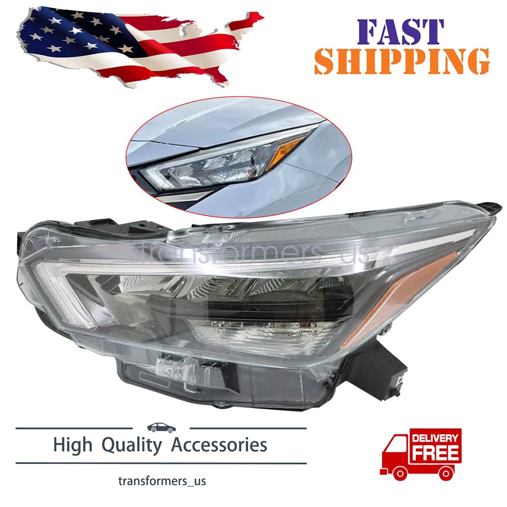 2020-2024 Nissan Versa Left Driver Side LED Headlight Assembly 260605EE2A