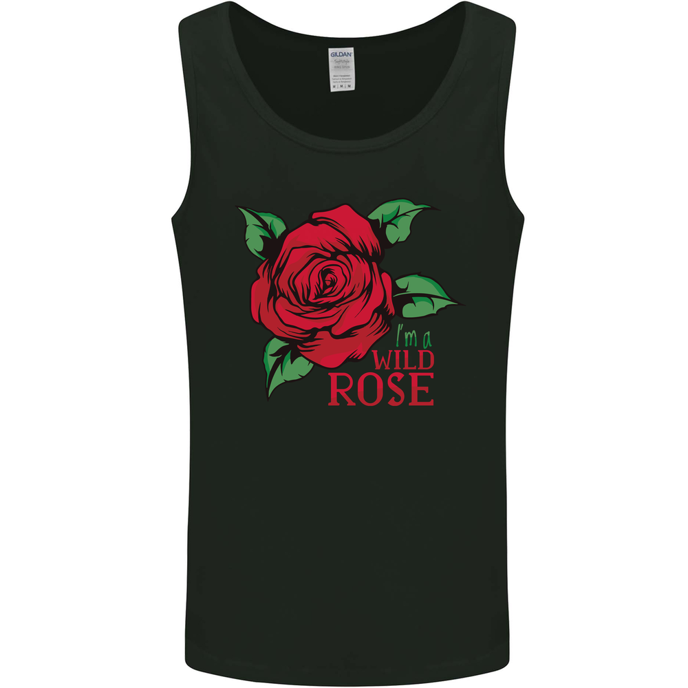 Im a Wild Rose Mens Vest Tank Top