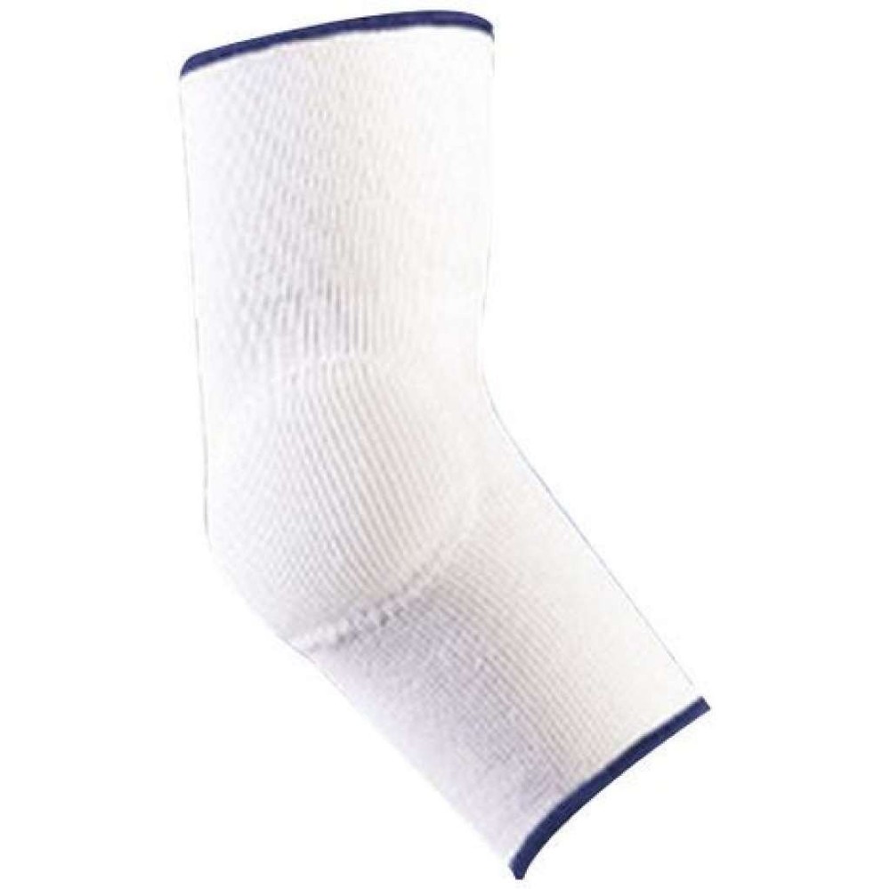 SCOTT Gel-Enhanced Compressive Elbow Support Medium Size White Blue