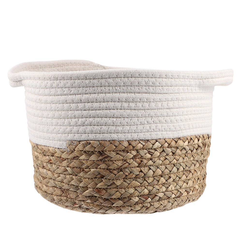 Millet Woven Storage Basket Gadget Separation Spoon Baskets Child