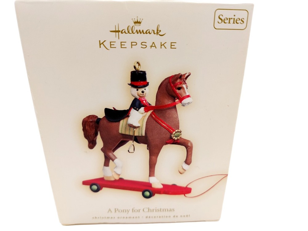 Hallmark A Pony For Christmas 2008 Keepsake Ornament 11th Series