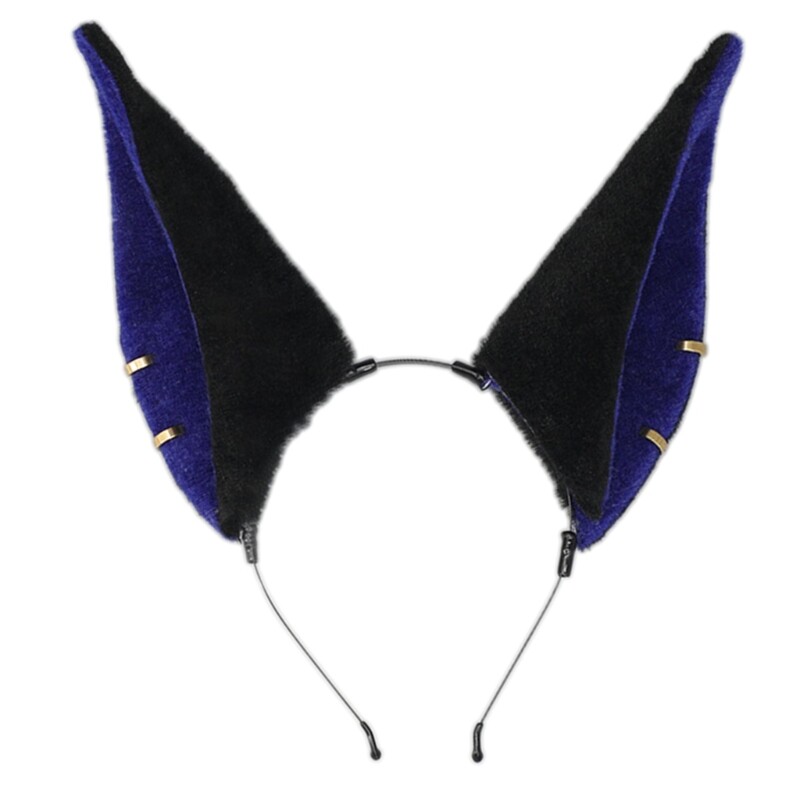 Sweet Wolf Ear Headband for Easter Cosplay Plush Tiaras Face Washing