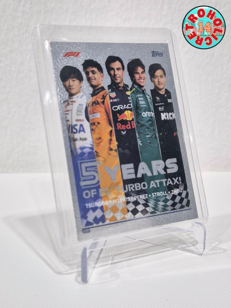 2024 Topps F1 Turbo Attax 5 Years Of Anniversary F1 #220 Formula 1 - UK Edition