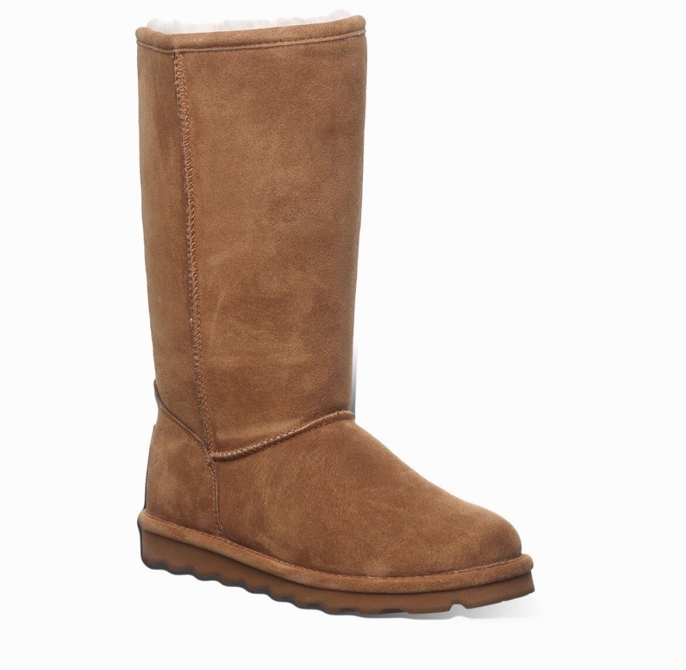 Women's Bearpaw Elle Tall Boot in Hickory/Champagne - Size 7 Wide