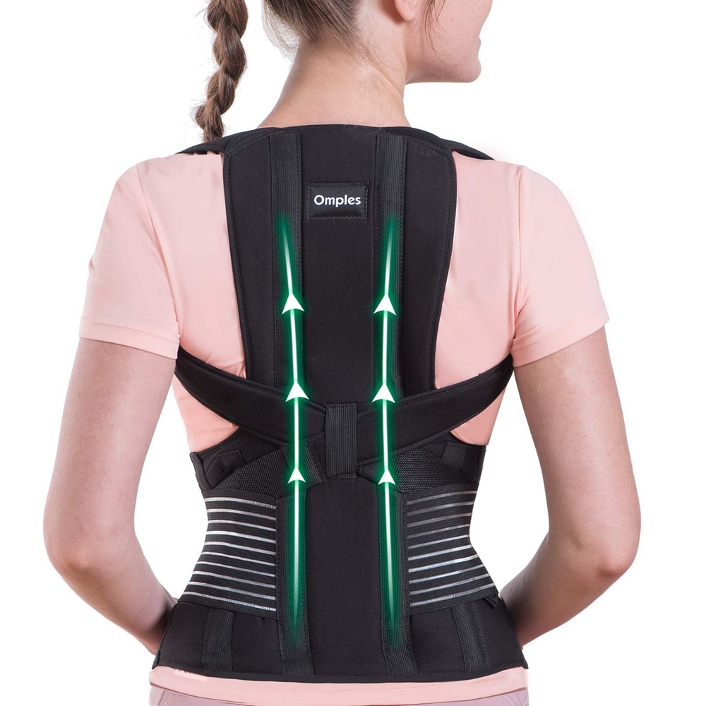Posture Corrector Brace for Women & Men – Adjustable Back Support & Shoulder Straightener