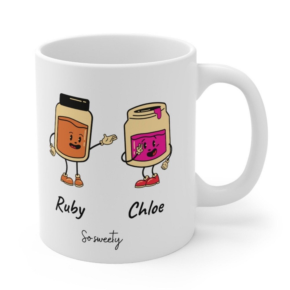 Custom Couple Mug Personalized Mug Customizable Mug With Name  Duo Mug Good Duo