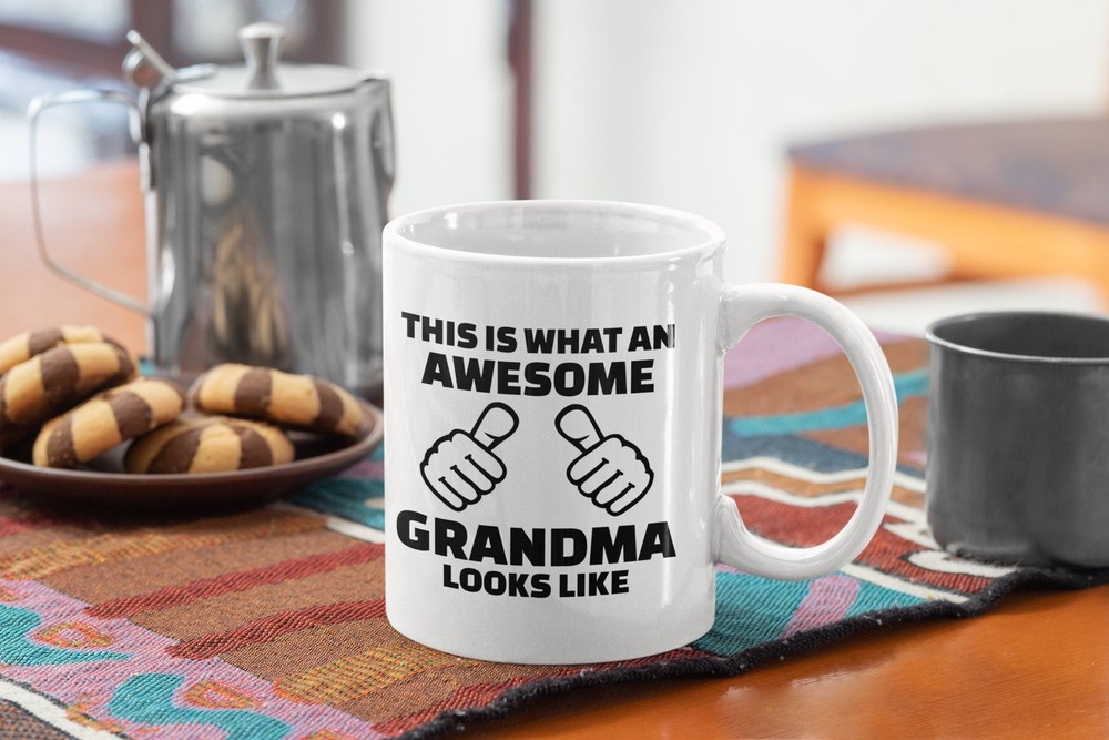 Awesome Grandma Coffee Mug from Granddaughter or Grandson – A Thoughtful Gift