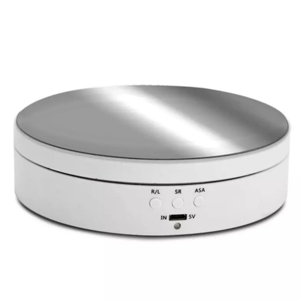 5V Rechargeable 4-Angle Rotating Display Stand for Jewelry Photography