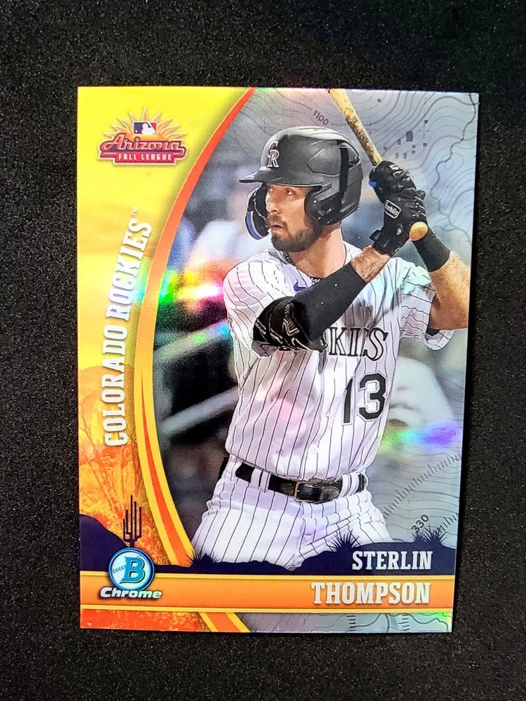 2024 Bowman Chrome #AFLS-8 Sterlin Thompson 2023 AFL Fall Stars