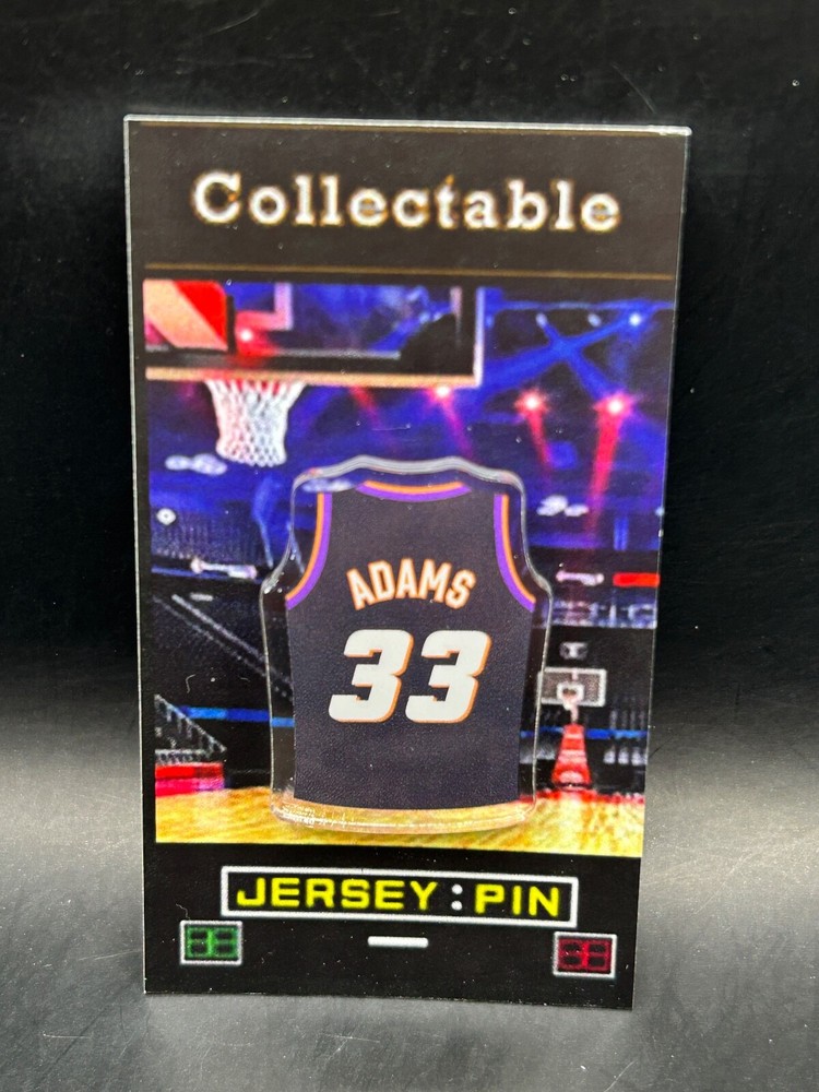 Phoenix Suns Alvin Adams Jersey Solapa Pin-Clásico RETRO Coleccionable