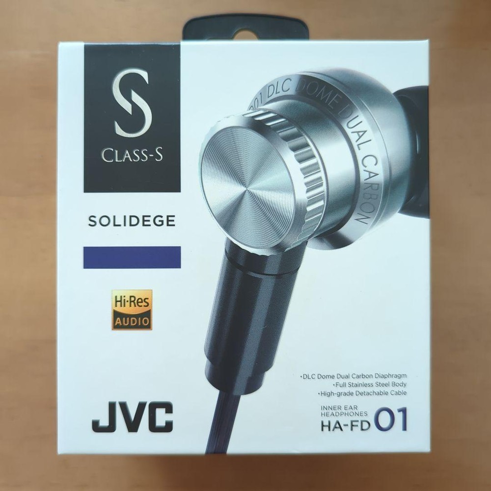 JVC HA-FD01 CLASS-S SOLIDEGE High-Resolution Canal Earphones from Japan
