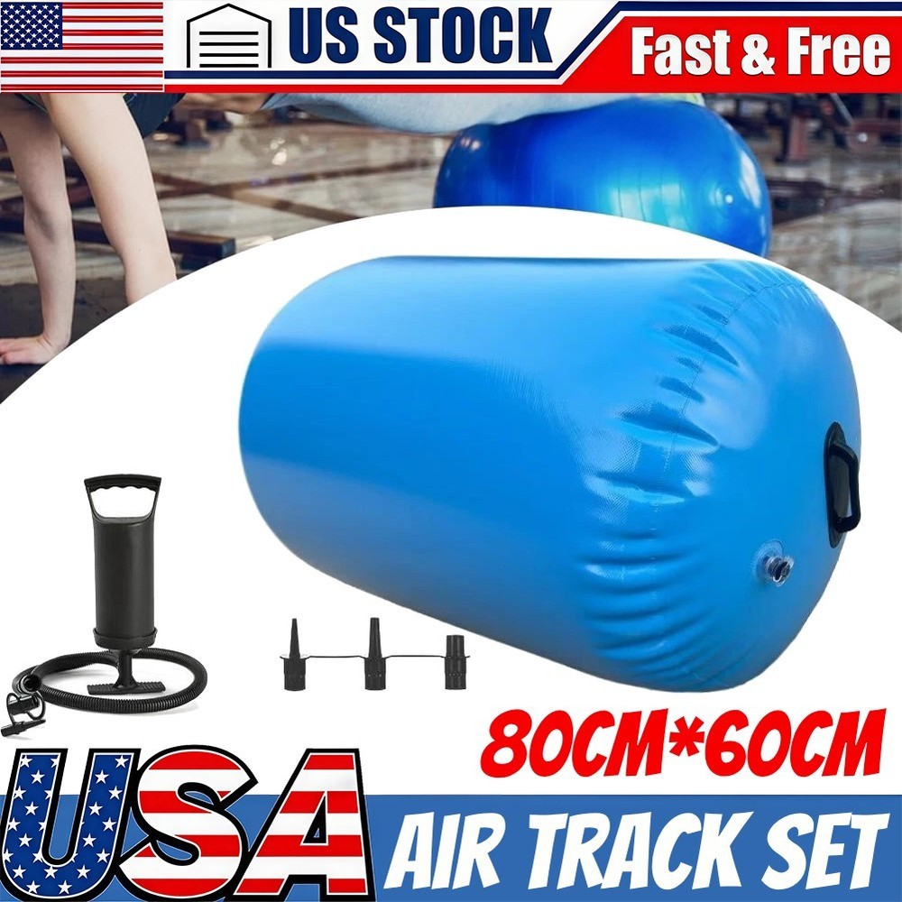 Inflatable Air Roller Track Set for Tumbling Gymnastics Gym Mat Fast US Shipping