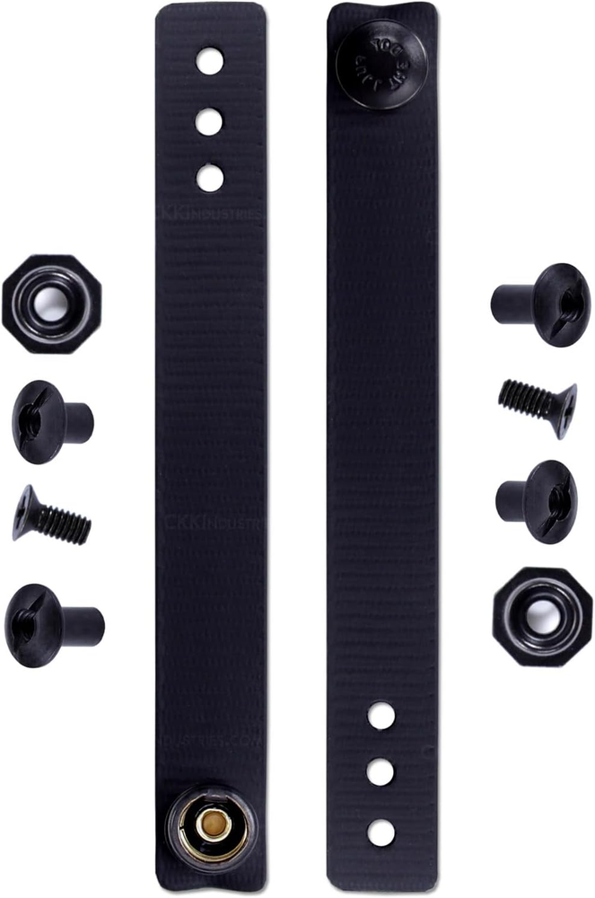 IWB Soft Belt Loops With Heavy Duty Rubberized Nylon Pull-The-Dot Security Snaps