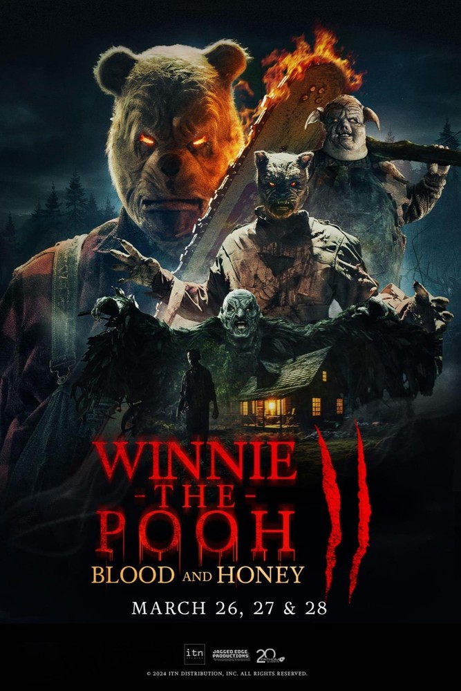 Winnie-the-Pooh Blood and Honey 2 (2024) Movie Wall Art Poster Print