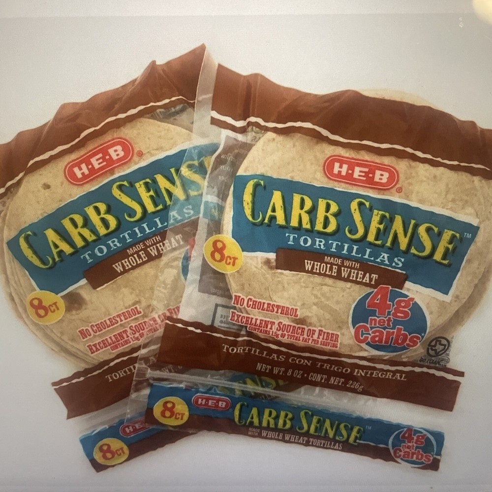 Keto Friendly Low Carb, Low Cal, High In Fiber, Whole Wheat Tortillas ( 2 Pack )