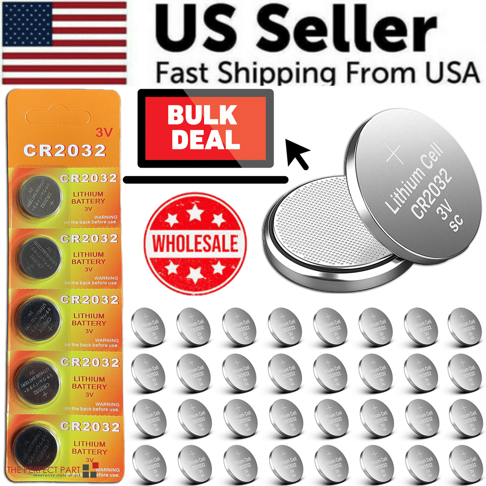 10PCS LITHIUM BATTERY 3V CR2032 CR 2032 BR2032 DL2032 Remote Button Cell Watch
