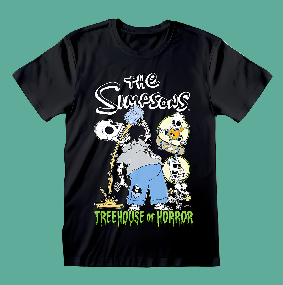 Official The Simpsons Treehouse Of Horror T-shirt S M L XXL Unisex Men's Top