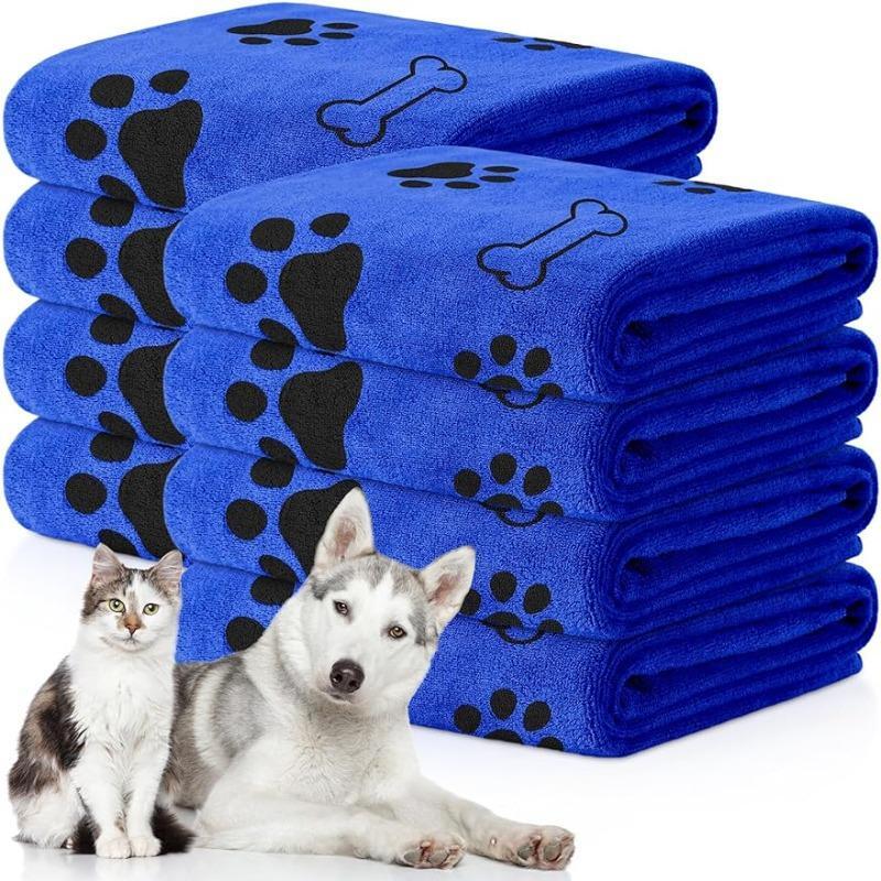 Quick-drying Microfiber Dog Towel - Absorbent Pet Bath Cloth