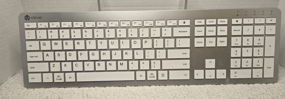 iClever IC-GK08 Wireless Bluetooth Keyboard Multi-Device (No Dongle Or Mouse)