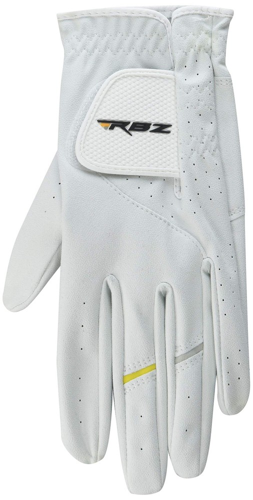 Golf RBZ Tech White/Black/Gold Cadet, Worn on Left Hand, Small