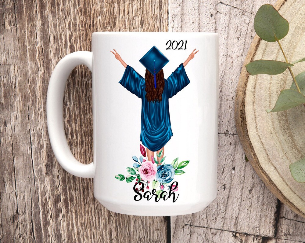 Custom Graduation Mug Personalized Graduation Gift For Girl Class Of 2021 Mug