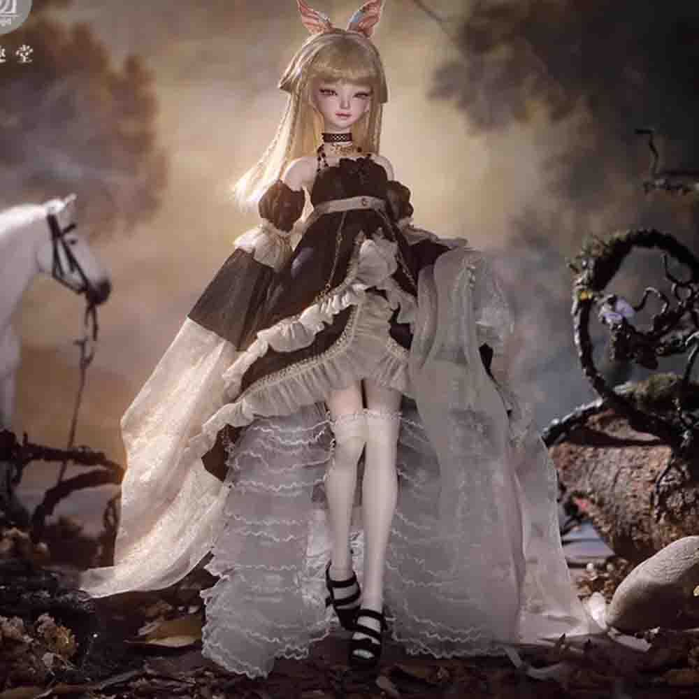 1/4 Pretty Girl BJD Doll Full Set Makeup Ball Jointed Kids Clothes Eyes Gift Toy