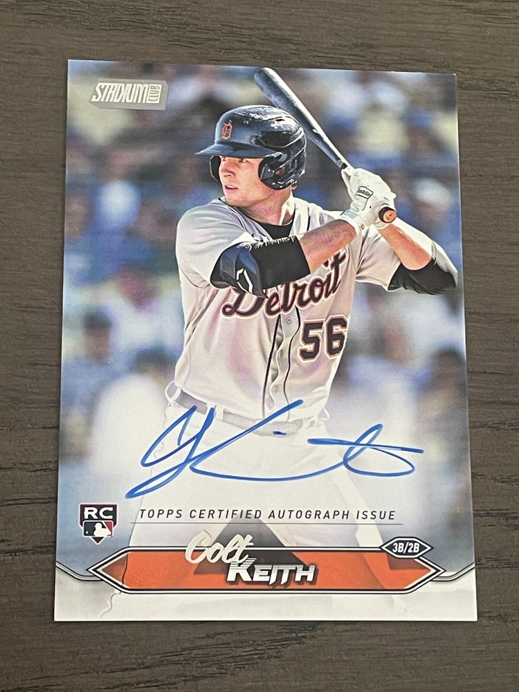 2024 Topps Stadium Club Rookie Autographs Colt Keith Detroit Tigers