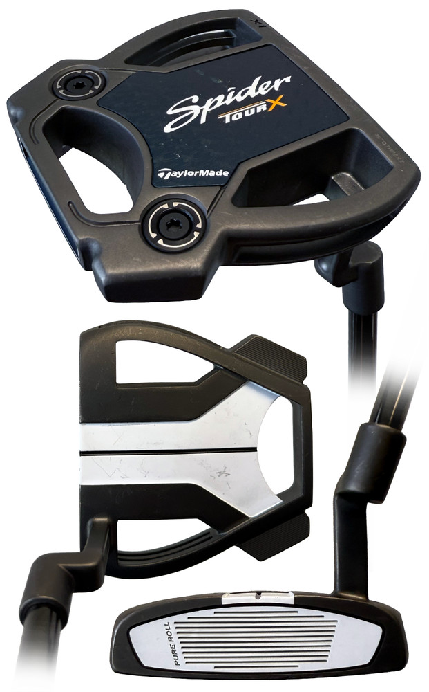 TaylorMade Spider Tour X X1 #1 Putter, L Neck, 35