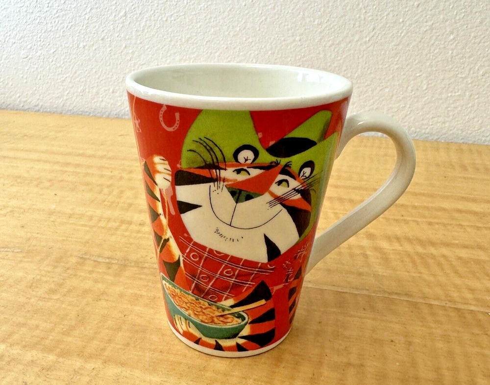 Kellogg'sTony the Tiger Coffee MUG Winners Frosted Flakes Breakfast Cereal