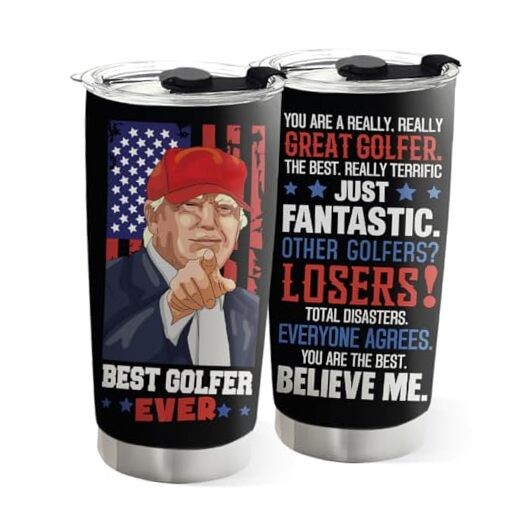Golf Tumbler 20oz - Golf Gifts for Men - Funny Christmas, Birthday, Fathers
