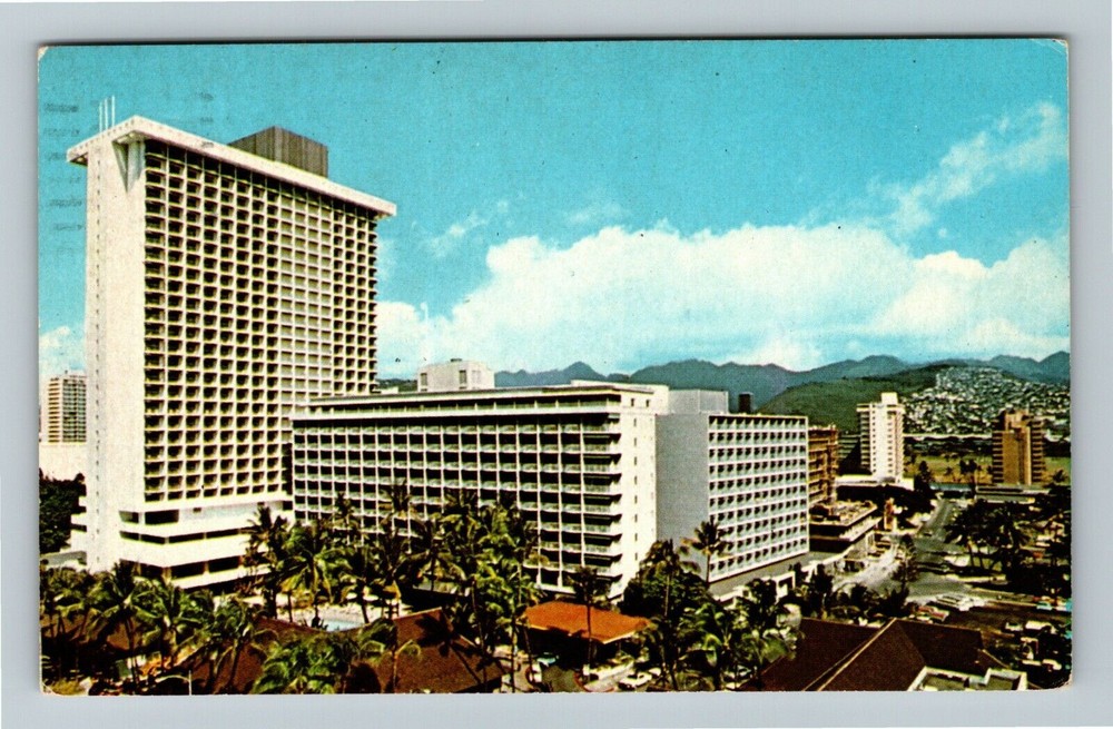 Waikiki Beach HI-Hawaii, Princess Kaiulani Hotel, c1977 Vintage Postcard
