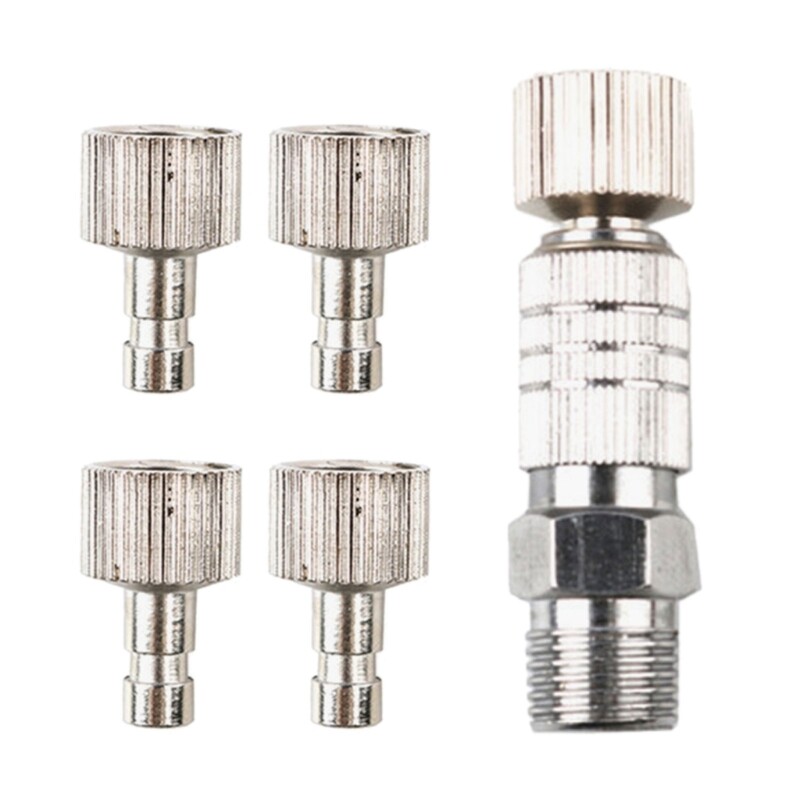 Quick Adapter Connector Fast Attachment for Airbrushes & Hose Leak Proof