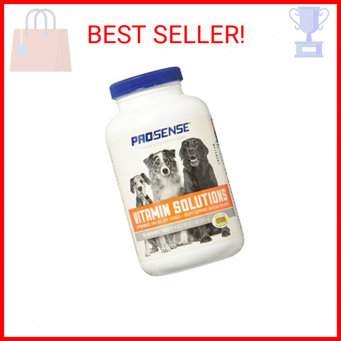 ProSense Vitamin Solutions 90 Count Chewable Tablets for Dogs Helps Support