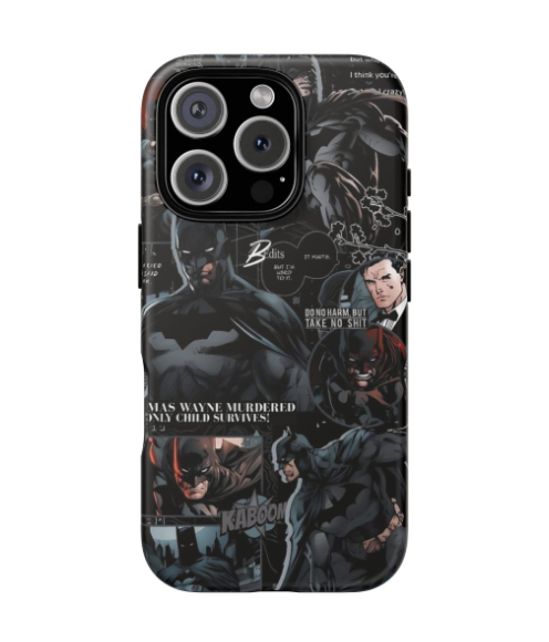 Batman -Themed Phone Case | Ultimate Protection with Style! For Apple iPhone
