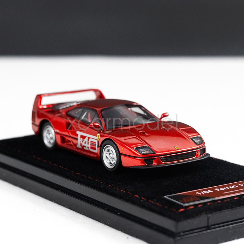 VMB 1:64 Scale Red 1987 F40 Racing Sports Diecast Resin Car Model