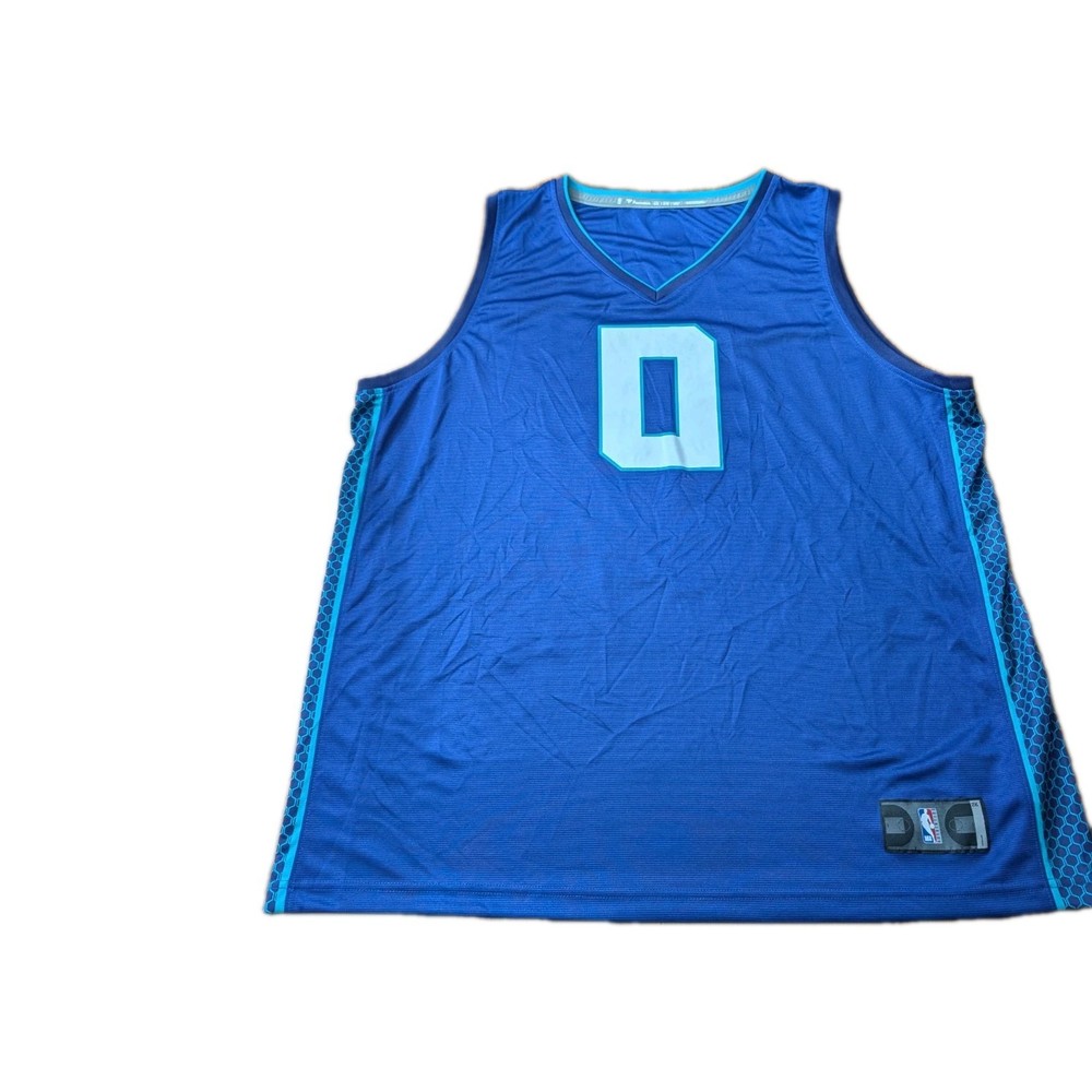 Nike Miles Bridges Hornets Jersey Mens NBA Swingman Charlotte #0 Purple Blue New