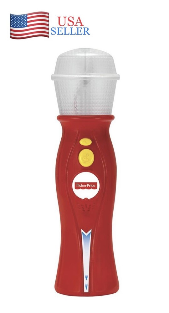 Fisher Price Sing-Along Speaker & Microphone Musical Toy with Light Effects
